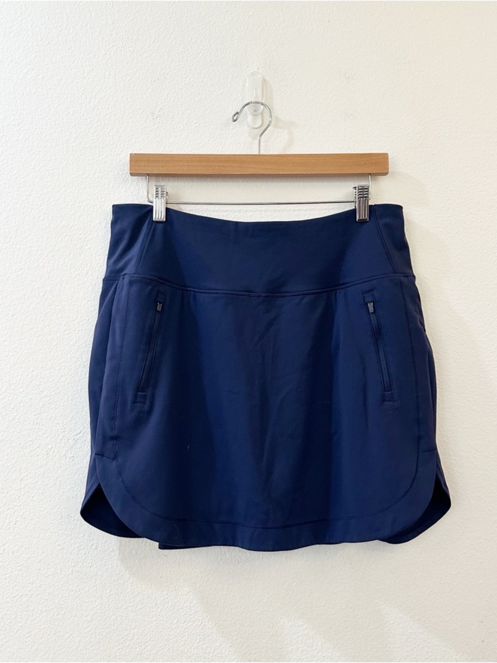 Athleta Fairway Golf Athletic Skort Skirt 16” Navy Blue Size Large - Picture 4 of 10